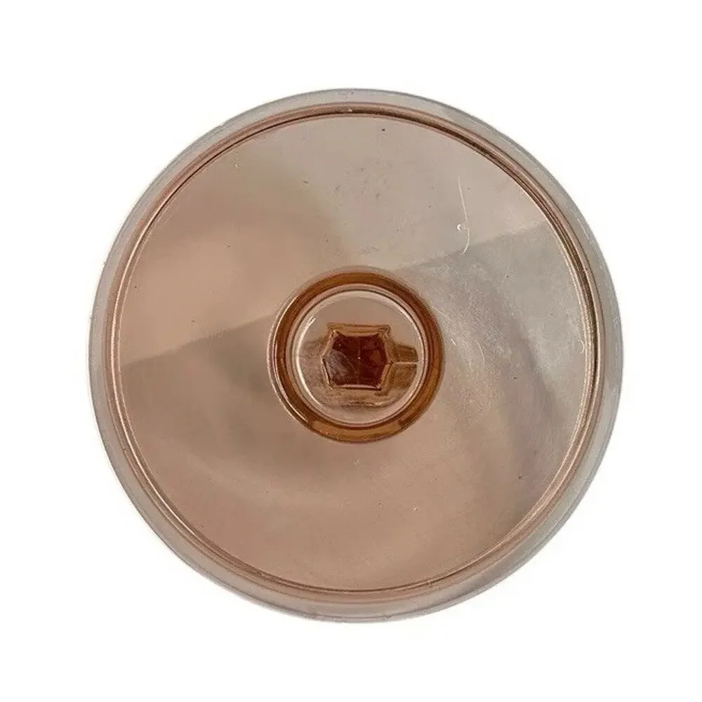 Vintage Pink Depression Glass Center Heart Handle‎ Candy Dish Jewelry Trinkets